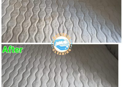 white mattress cleaning
